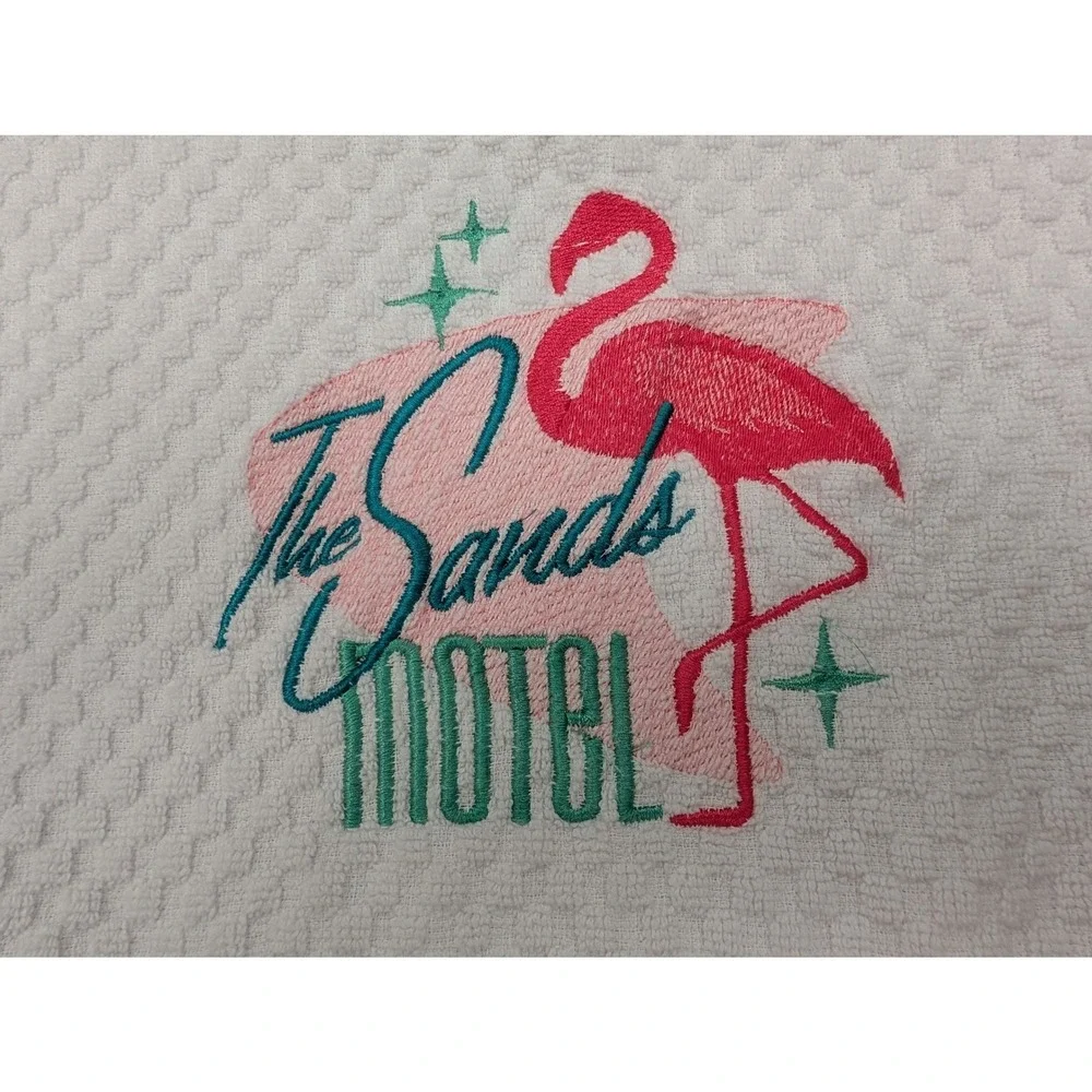 The Sands Hotel Retro Mid Century Modern Kitchen Bath Bar Towel Great Gift Idea!